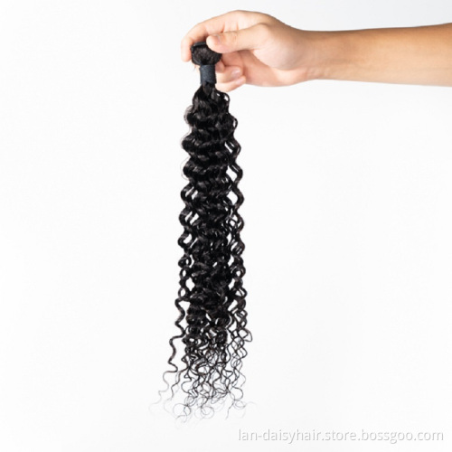 Cheap wholesale kinky curly human hair extensions weave bundles